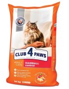 Club 4 Paws Hrana uscata premium pisici Cat Hairball Pui 14 kg