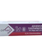d4vet Pasta de dinti adeziva pentru caini si pisici 20 g