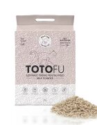Doctor Totolici Asternut igienic pentru litiera TOTOFU natural pe baza de plante ultra-absorbant cu pudra de lapte 7 L