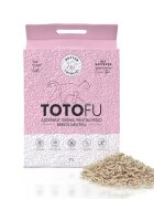 Doctor Totolici Asternut igienic pentru litiera TOTOFU natural pe baza de plante ultra-absorbant fara miros 7 L