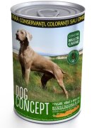 Dog Concept Hrana umeda caini Pasare Vanat & Morcovi 415 g