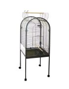 DuvoPlus Volier Pentru Papagali Junior Xxlight 55x55x143 cm Gri 498/120