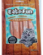 Eat & Fun Recompense pisici Salmon & Chicken Snack 70 g