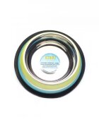 Enjoy Castron antiderapant inox pentru caini Green Aqua 0.45 L