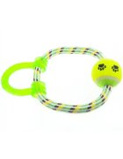 Enjoy Jucarie pentru caini inel cu minge 18 cm