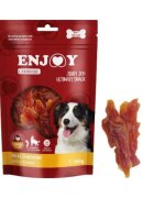 Enjoy Recompense pentru caini Carnivore Real Chicken Jerky Treats cu pui 100 g
