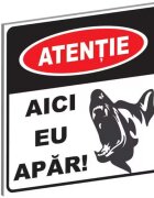 Exotic K Pliant PVC "Aici Eu Apar" 15x15 cm (Tip 2)