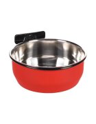 Flamingo Bol Inox Rozatoare Avaro Red S cu Surub Prindere 10 cm/ 290 ml