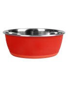 Flamingo CASTRON PENTRU CAINI SI PISICI TOBIAS RED S INSCRIPTIONABIL CU CRETA 13CM / 300ML