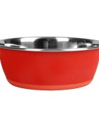 Flamingo CASTRON PENTRU CAINI TOBIAS RED L INSCRIPTIONABIL CU CRETA 15CM / 950ML
