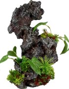 Flamingo DECOR ACVARIU "PETRA MARE" ROCA SI PLANTE 19X15X31 CM/410120