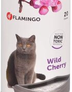 Flamingo Deodorant Cat Litiera Cirese Salbatice 750 g