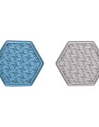 Flamingo Hranitor Interactiv Lick Pad Jelly Blue/ Grey 24x21 CM