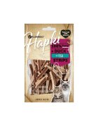 Flamingo RECOMPENSE PENTRU PISICI SNACK HAPKI STRIPS RATA&COD 85G