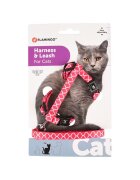 Flamingo Set Ham & Lesa pentru Pisica Amsi Pink 20-35 cm x 10 mm