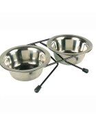 Flamingo SUPORT + CASTRON INOX DINNER 13CM PENTRU CAINI