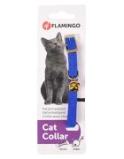 Flamingo Zgarda Blue Elastic Cu Clopotel Pisici 32 cm x 10 mm