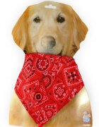 Flamingo ZGARDA PENTRU CAINI ROSIE CU BANDANA 40-65CM/505761