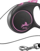 Flexi Lesa Black Design Snur XS: 3m/8kg Roz 12246
