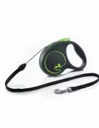 Flexi Lesa caini cu snur Design S verde 5 m
