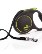 Flexi Lesa caini pana la 15 kg S 5 m verde
