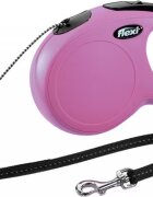 Flexi Lesa Classic Snur M: 8m/20kg Roz 11816