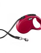 Flexi Lesa retractabila cu banda New Classic XS 3 m rosie