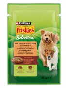 Friskies Adult cu Pui si Morcovi in Sos 85 g