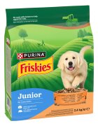 Friskies Dog Caine Junior Pui Legume si Lapte 2.4 kg