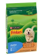 Friskies Dog Caine Junior Pui Legume si Lapte 8 kg