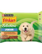Friskies Junior cu Pui si Morcovi in Sos 4x85 g