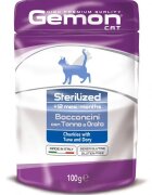 Gemon Chunkies Sterilised Cat Ton si Dorada 100 g