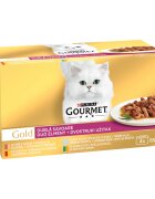 Gourmet GOLD Double Pleasure Multipack Variety 4x85 g