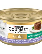 Gourmet GOLD Savoury Cake Miel si Fasole Verde 85 g