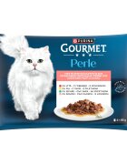 Gourmet PERLE Multipack Vita Pui Iepure & Somon 4x85 g