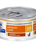 Hills Hill's Prescription Diet Feline C/D Chicken and Vegetable Stew 82 g
