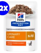 Hills Hill's Prescription Diet Feline s/d Urinary Care Chicken 12x85 g