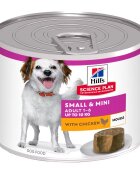 Hills Hrana umeda caini Hill's Science Plan Canine Adult Small & Mini Mousse Chicken 200 g