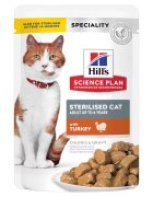 Hills Hrana umeda pisici Hill's Science Plan Feline Sterilised Adult Up To 6 Years Turkey 85 g