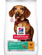 Hills Hrana uscata caini Hill's Science Plan Canine Adult Perfect Weight Small and Mini Chicken 1.5 kg