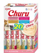 Inaba Churu Cat Varieties Recompense Cremoase cu Fructe de Mare 14 g x 20 buc