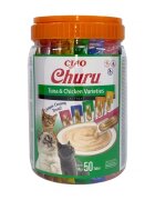 Inaba Churu Cat Varieties Recompense Cremoase cu Ton si Pui 50 buc