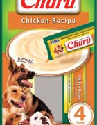 Inaba Churu Recompense Cremoase pentru Caini cu Pui 14 g x 4 buc
