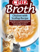 Inaba Ciao Broth pentru Pisici cu Pui si Scoici 40 g