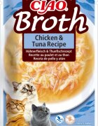 Inaba Ciao Broth pentru Pisici cu Pui si Ton 40 g
