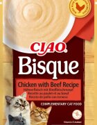 Inaba Ciao Churu Bisque pentru Pisici cu Pui si Vita 40 g