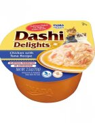 Inaba Ciao Dashi pentru pisici cu Pui si Ton 70 g