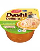 Inaba Ciao Dashi pentru pisici cu Pui Ton si Scoici 70 g