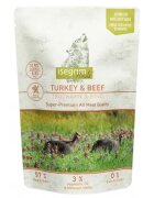 Isegrim Hrana umeda Pouch Dog Junior Turkey & Beef 410 g
