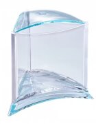 ISTA Acvariu acrilic betta triunghiular albastru 1L - Stylish Display Case Blue